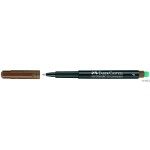Foliop.perm.FINE 0.6 brąz (10 FC151378 z gum.FABER CASTEL 151378