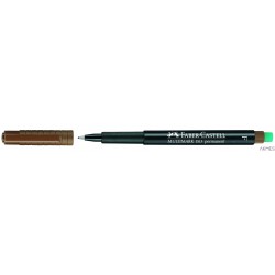 Foliop.perm.FINE 0.6 brąz (10 FC151378 z gum.FABER CASTEL 151378