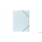 Teczka A4 z gumką - szeroka. kolor biały TG-02-06