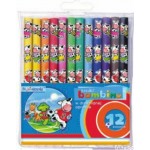 Kredki BAMBINO 12kol.w drewnie 15cm bez temperówki