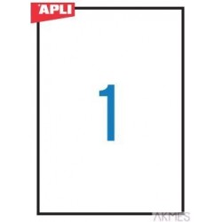 Etykiety 01600 210*297 niebie skie (20ark.) APLI