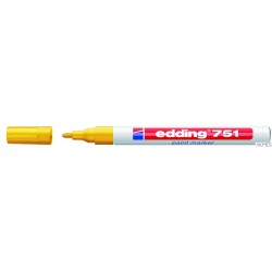 Marker lak.1-2mm 751 żółty EDD ING końcowka okrągła