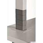 Stolik do komputera SYSTEM COMPUTER TROLLEY 8 0 VH Szary 371810 DURABLE