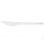Nóż CPLA 16,5cm biały, op. 50 szt. 100% biodegradowalny VW-KN6.5
