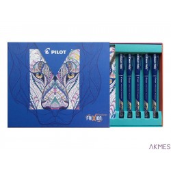 Cienkopis FRIXION FINELINER GRIF BOX (5szt,) PILOT PISW-FF-COLOURING GIF