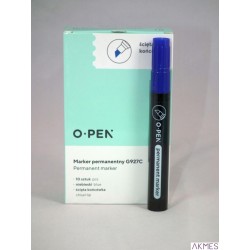 Marker permanentny ścięty G927C niebieski AMA0927960 OPEN