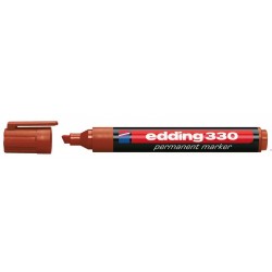 Marker-foliopis 330-7 brąz EDDING końcówka ścięta