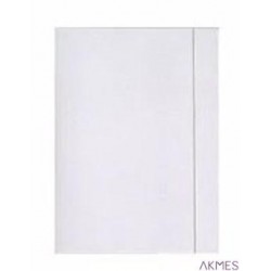 Teczka z gumką A3 biała INTERDRUK