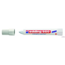 Marker przemysłowy 950 biały 10mm farba w paście EDDING 950/049