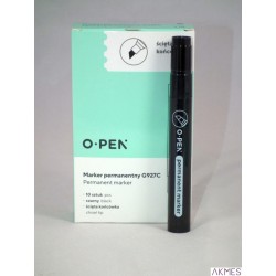 Marker permanentny ścięty G927C czarny AMA0927953 OPEN