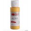 Farba akrylowa Matt, 60 ml, uśmiech kurkumy, HAPPY COLOR HA 7375 0060-116