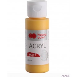 Farba akrylowa Matt, 60 ml, uśmiech kurkumy, HAPPY COLOR HA 7375 0060-116