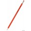Ołówek drewniany z gumką HB, lakierowany, czerwony, typu Q-CONNECT KF25011