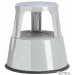 Taboret biurowy Twin Steel szary dwustopniowy metalowy Twinco 6300-9