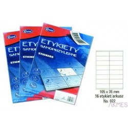 Etykiety samoprzylepne No. 022 105x35 mm GRAND 150-1049