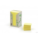 Bloczek samoprzylepny ekologiczny POST-IT_ (653-1T), 38x51mm, 24x100 kart., żółty