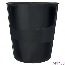 Kosz na śmieci 15L Leitz WOW, czarny 52781095