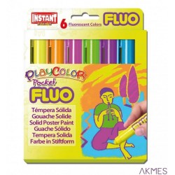 Farby w sztyfcie PLAYCOLOR FLUO ONE 6kol 10421 5g
