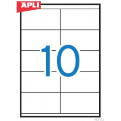 Etykiety 01278 105*57 (100) permanentne APLI