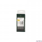 Kpl.cienk.PITT ART.BASIC 6kol.FC167116FC