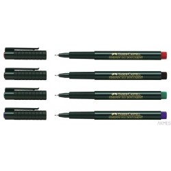 Cienk.FINEPEN 0.4 czer.(10) FC 151121 FABER CASTEL