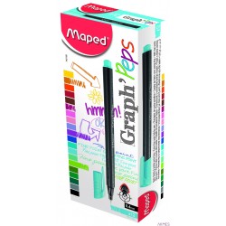 Cienkopis GRAPH PEPS błękitny 749106 MEPED 0.4mm