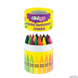 Kredki świecowe JUMBO 36szt STRIGO SSC026