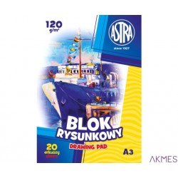 Blok rysunkowy A3 120g 106119003 ASTRA