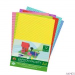 Karton kolorowy falisty A4-12s szt.KOH-I-NOOR 7153012