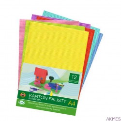 Karton kolorowy falisty A4-12s szt.KOH-I-NOOR 7153012