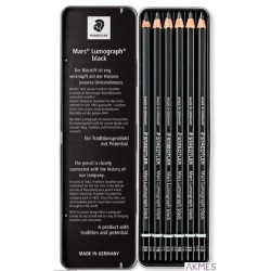 Ołówek LUMOGRAPH black 2B, 4B, 6B, 8B 6szt. S 100B G6 STAEDTLER
