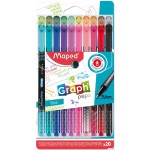 Cienkopis GRAPH PEPS DECO 20 szt etui Maped 749051
