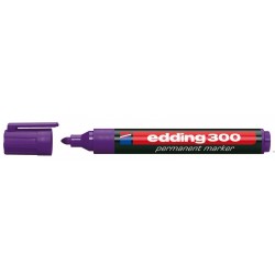 Marker-foliop.300 fiol. EDDING końcówka okrągła