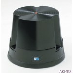 Taboret biurowy mobilny Twin Easy Step Twinco czarny 6200-1