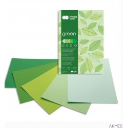 Blok DECO GREEN HAPPY COLOR A4 20ark.170g 5 k olorów HA 3717 2030-052