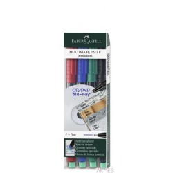 Foliopis F 0.6 151304 4kol/kpl FABER-CASTELL MULTIMARK