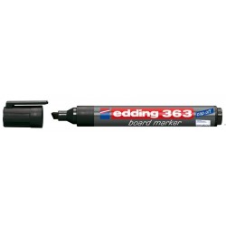 Marker do tablic 363 czarny EDING
