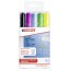 Marker EDDING do tablic szklanych czarny + mix kolorów, etui 5 szt. 90/5s/001/c ed