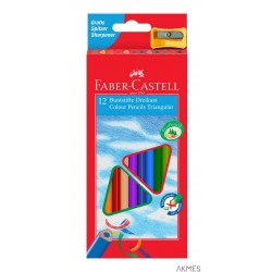 Kredki trójkątne 12kol.EKO+tem FC120523 FABER CASTEL
