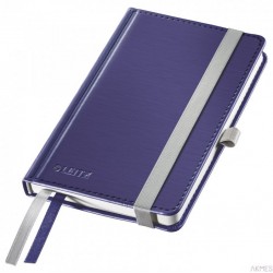 Notatnik w twardej oprawie Leitz Style A6, w kratkę, niebieski 44910069