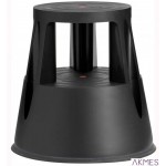 Taboret biurowy Twin Lift czarny dwustopniowy Twinco 6000-1