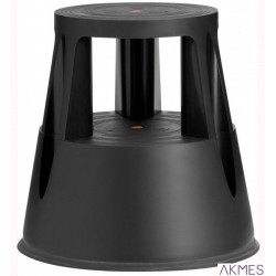 Taboret biurowy Twin Lift czarny dwustopniowy Twinco 6000-1