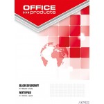 Blok biurowy , A4, w kratkę, 100 kart., 70gsm, typu OFFICE PRODUCTS 16040011-99