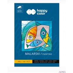 Blok malarski MŁODY ARTYSTA 10ark. 200g. HA 3720 2030-M10 HAPPY COLOR