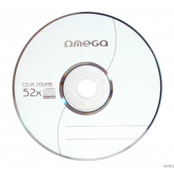 Płyta OMEGA CD-R 700MB 52X CAKE (100) OM100K