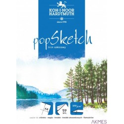 Blok szkicowy A4 POP SKETCH 50 ark. 110g KOH-I-NOOR BLO-SZA4PO