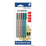 Markery metaliczne M 5kolorów 1-2mm na blistrze S 8323 BK5