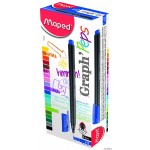 Cienkopis GRAPH PEPS niebieski Maped 749120