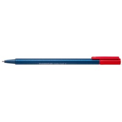 Długopis triplus ball F czerwony Staedtler S 437 F-2