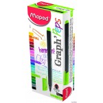 Cienkopis GRAPH PEPS jasnozielony Maped 749114